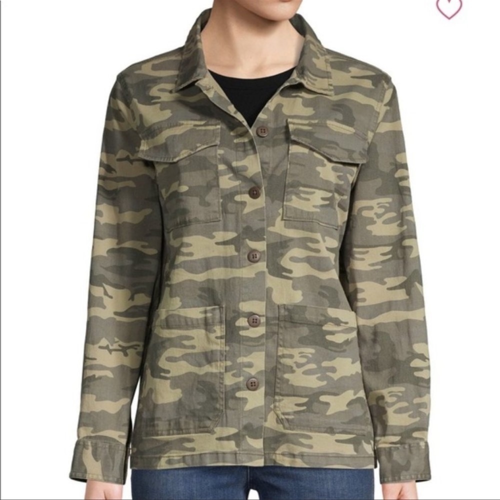 Sanctuary Army camouflage Jacket Sz. MD.